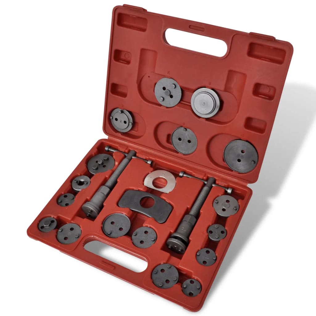 vidaXL 21 pcs Brake Caliper Piston Rewind Tool Kit