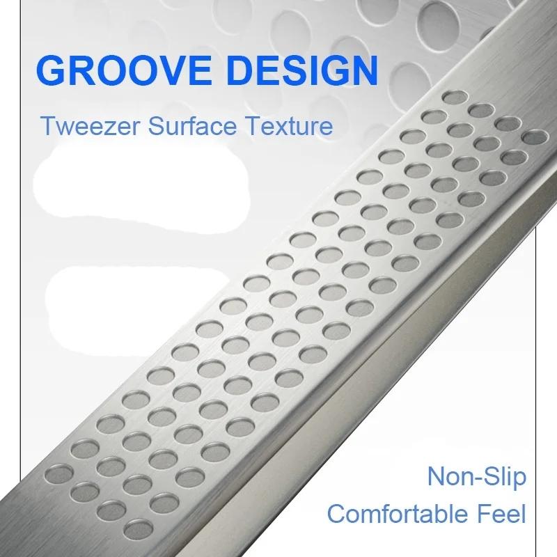 NNEIDS 17 Non-Magnetic Stainless Steel Tweezer For Mechanics
