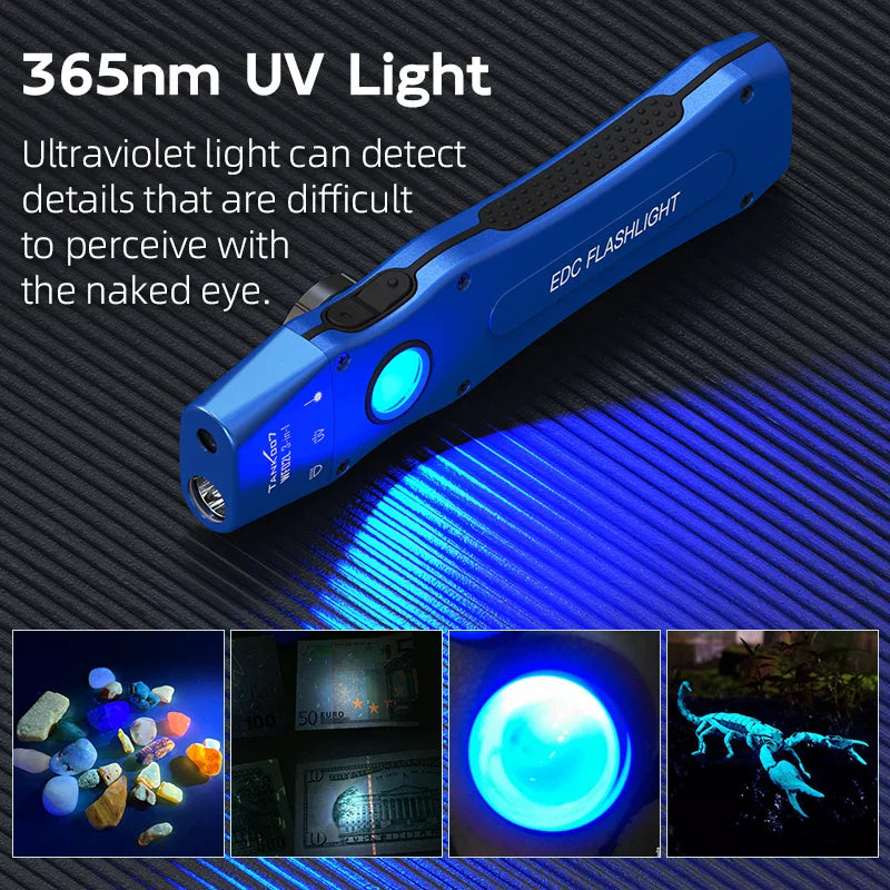 Tank007 WF02L 3-in-1 Flat EDC Flashlight