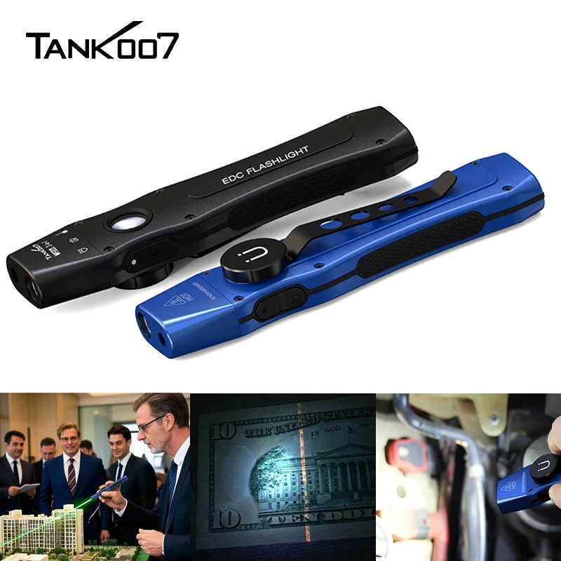 Tank007 WF02L 3-in-1 Flat EDC Flashlight